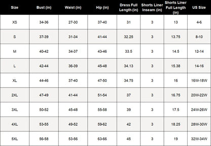 ✨Women Plus Size V-Neck Tie Waist Romper Dress With Built-In Anti-Chafing Shorts✨