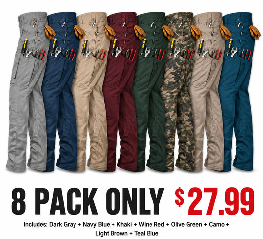 Men's Cargo Pants,Tactical Pants for Men Stretch,Durable Ripstop EDC Work Pants for Hiking