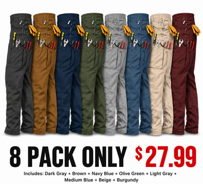 Men's Cargo Pants,Tactical Pants for Men Stretch,Durable Ripstop EDC Work Pants for Hiking